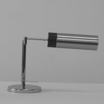 main photo of Vintage Chrome and Bronze Desk Lamp