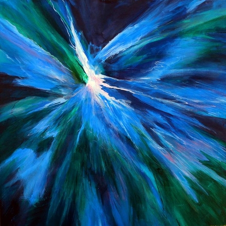 main photo of Blue Abstract Painting