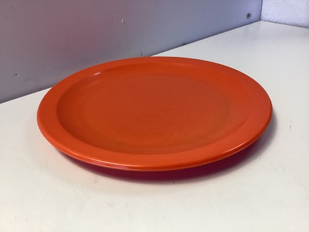 main photo of Orange plastic plate
