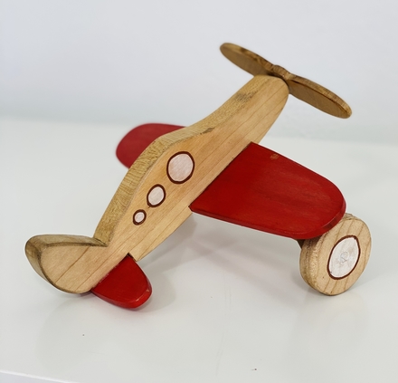 main photo of Wooden Toy Airplane