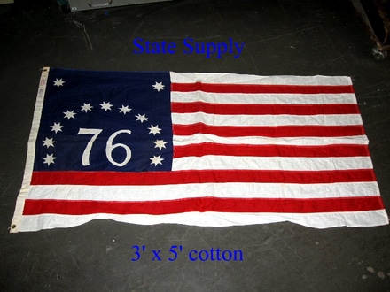 main photo of flag USA bennington 3x5 cotton