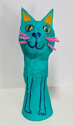 main photo of Paper Mache Cat
