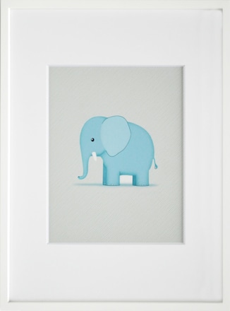 main photo of Cleared print on paper:  Elephant