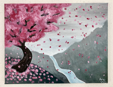 main photo of Cherry Blossom Teen Painting