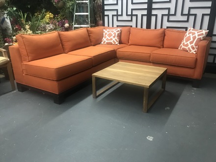 main photo of Sectional Couch, Orange