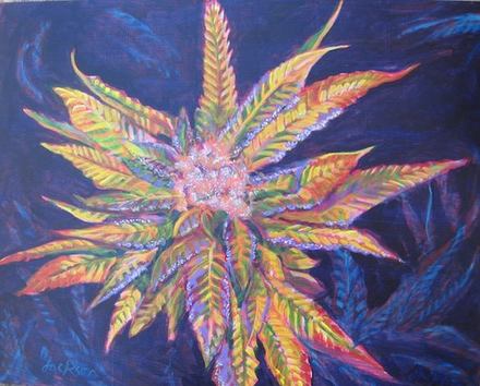 main photo of Cannabis Plant Painting