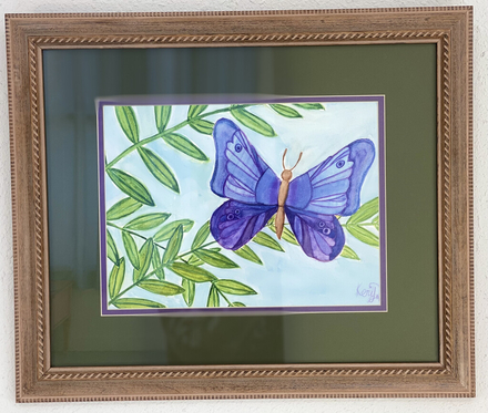 main photo of Butterfly Watercolor Framed 12