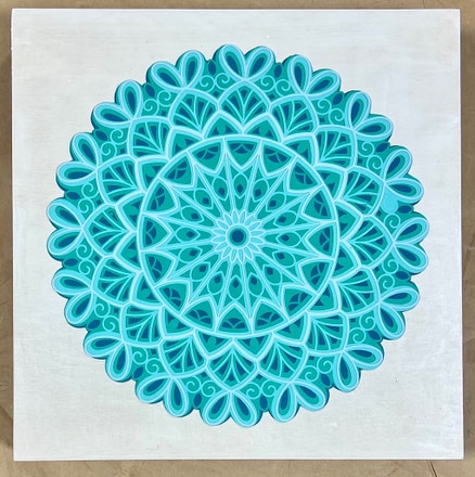 main photo of Blue Mandala Wall Art
