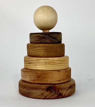 main photo of Wooden Baby Toy Stacker