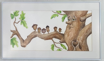 main photo of Oak Tree Illustration