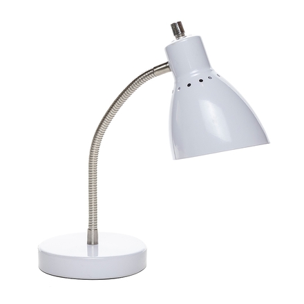 main photo of White Goose Neck Desk Lamp