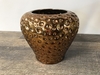 Gold Ceramic Honeycomb Vase B