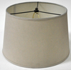 Lamp Shade, Cotton Beige tapered drum shape