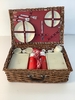Picnic Basket with Dishes