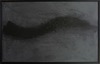 Cleared Oil Painting on Canvas, Silver with Black Swoosh #2