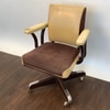 Upholstered and Leather Rolling Chair