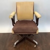 Upholstered and Leather Rolling Chair