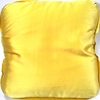 Pillow, Yellow Sateen