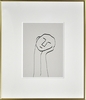 Contour drawing, Head on Hand