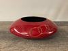 Red Resin Oval Bowl