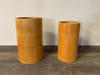 Split Teak Cylinder Vase A
