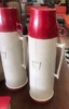 Vintage Picnic Thermos Set with Bag