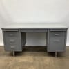 Grey Double Tanker Desk