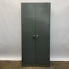 Grey Storage Cabinet, Tall Metal