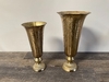 Medium Gold Hammered Vases