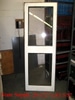 door metal frame glass window
