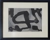 Cleared Painting on Paper; Black Ink & Gouache #1