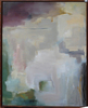 Cleared Oil Painting on canvas; Raw Umber Abstract #3