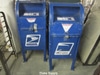 mailboxes US street blue
