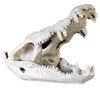 Crocodile Head Mouth Open Skeleton Life Size Reptile Prop Resin Decor Statue
