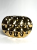 Gold cut out vase