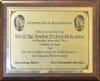 Framed Certificate
