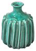 Vase Ceramic Blue Crackle Glaze