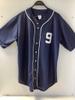 Navy blue baseball jersey #9