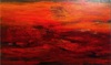 Contemporary Abstract in Reds