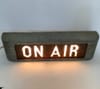 Illuminated "On Air" Sign