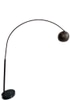 Black and Bronze Patina Floor Lamp