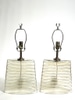 Beige Tinted Glass Lamp