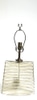 Beige Tinted Glass Lamp