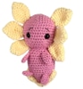 Stuffed Animal; Cleared, flower bug, pink & yellow, petal crown,