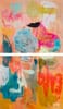 STAJOS-With One Look Diptych 1/2 (60x72")