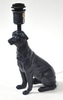 Table Lamp Base; Labrador brass, clay, navy blue