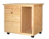 Taboret (art cabinet) with cubby