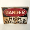 Danger High Voltage Sign