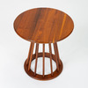 Umanoff Round Walnut Side Table for Washington Woodcraft