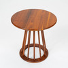 Umanoff Round Walnut Side Table for Washington Woodcraft